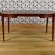 Scandinavian design round table in teak 1960