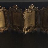 Old brass photo frame