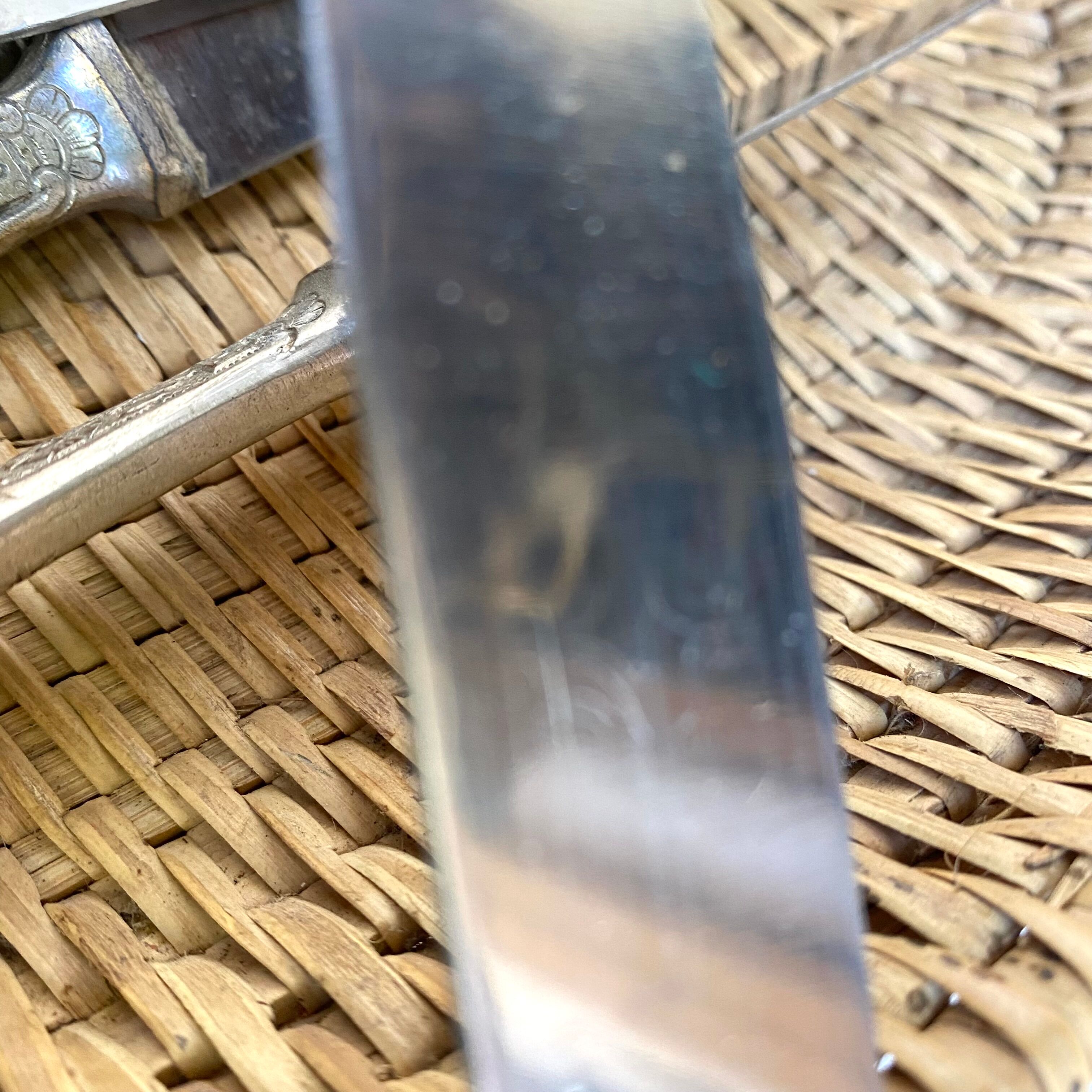 Old silver metal slopes