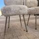 Paire de fauteuil 70’s fourrure