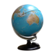 World map lamp