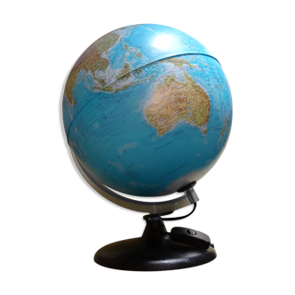 World map lamp