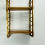 Rattan shelf