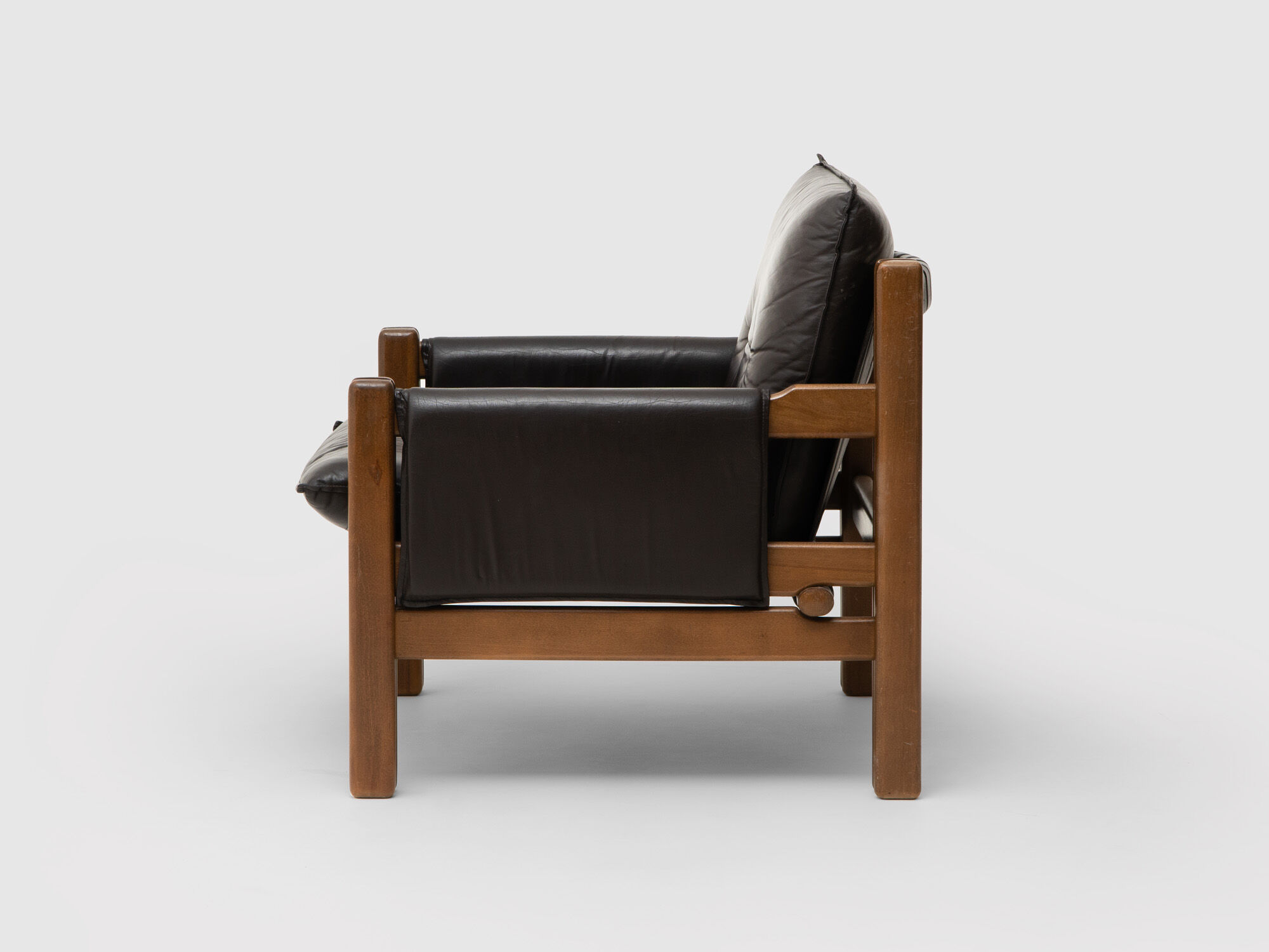 Leather armchair by Ton
