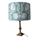 Bird and flower lampshade, William Morris style.