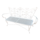 Banc de jardin fer forgé vintage