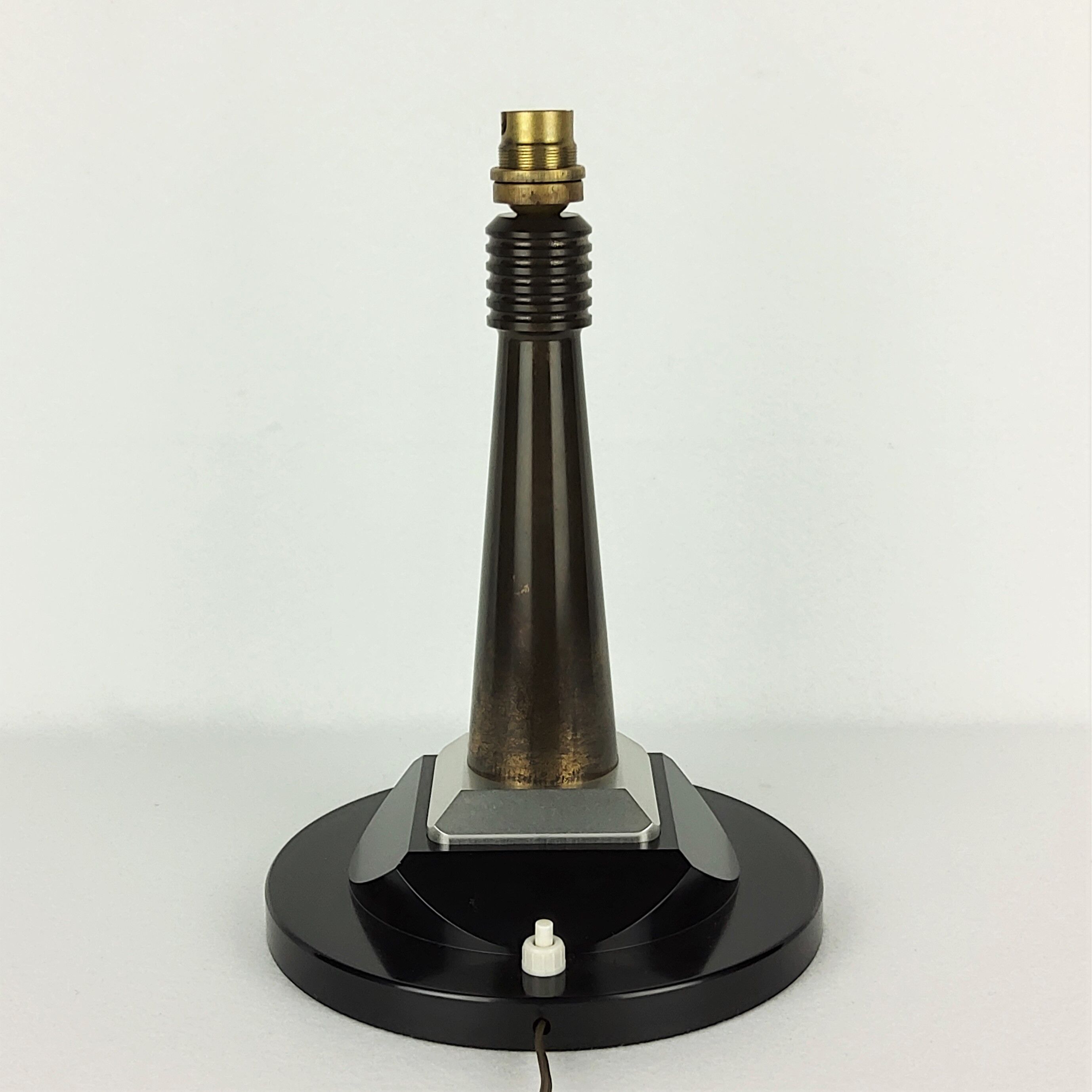 Vintage metal office lamp, 1950s