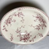 Gien porcelain serving dish, Normandy Flowers model