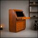 Mid-century modern teak secretary from Dyrlund, Denmark, 1960s