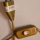 White metal bouillotte lamp, empire style – early twentieth century