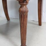 Walnut armchair, Louis XVI style, early nineteenth