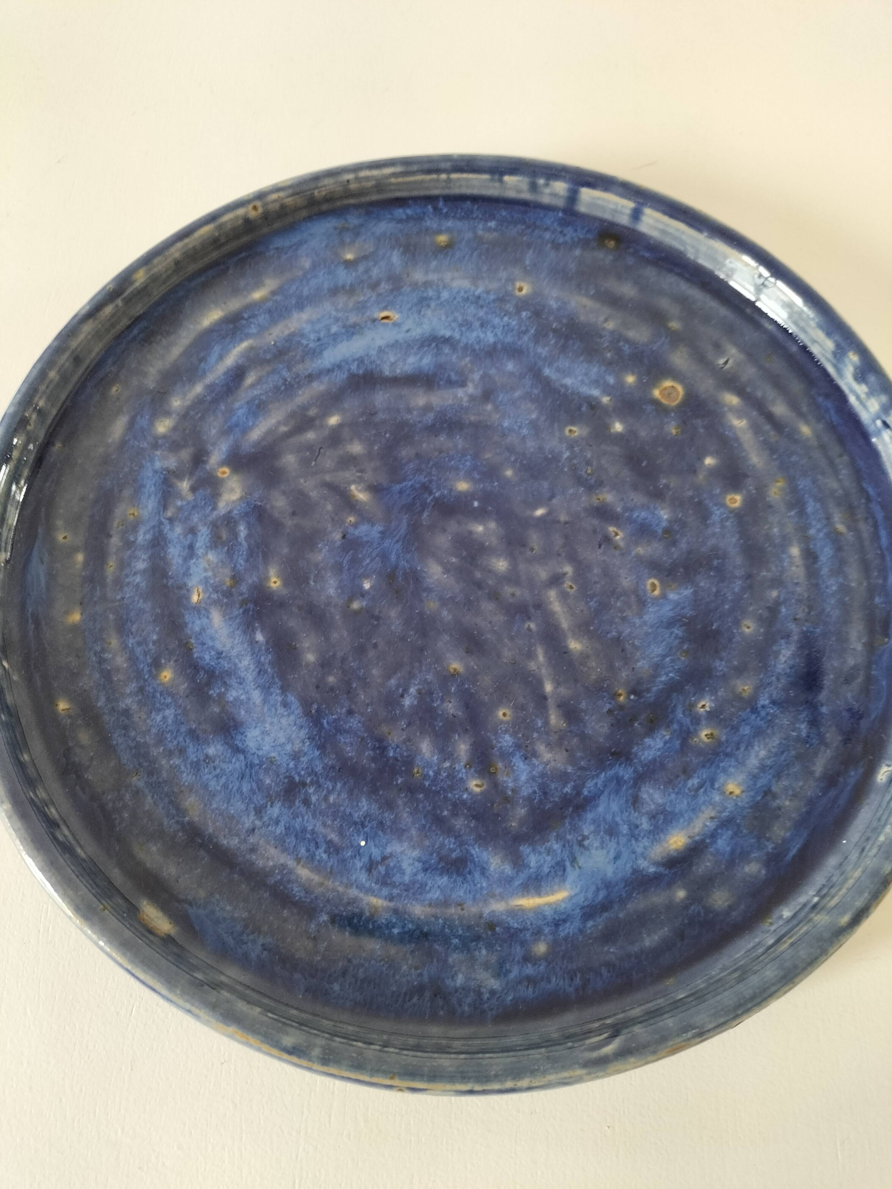 Large enamelled stoneware bowl signed Joseph Talbot, La Borne