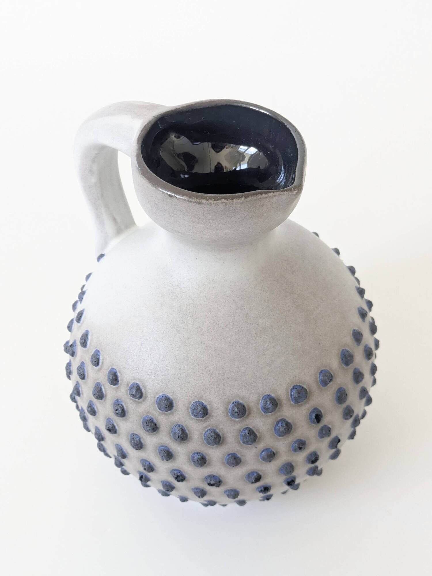Marei mid-century ceramic jug vase, West Germany 1960s.