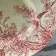 Large oval gien dish, pink lilac model
