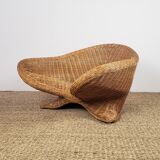 Rattan lotus meditation chair
