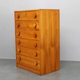 Commode à tiroirs en teck danois des années 1970