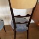 Set of four Italian Mid-Century Modern High Back dining chairs by Aldo Tura