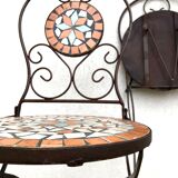 Chaises en fer plié vers 1920