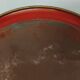 Antique Napoleon III Round Sheet Metal Tray - Flower Painting
