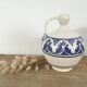 Gargoulette, jar in blue & white ceramic