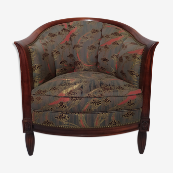 Art Deco patterned chair