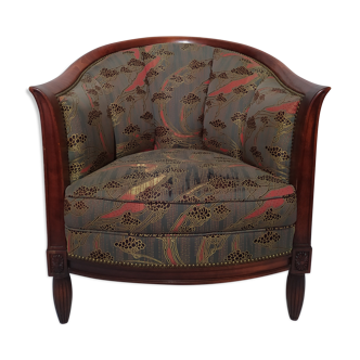 Art Deco patterned chair