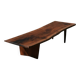 70s walnut coffee table
