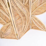 Double-sided rattan screen