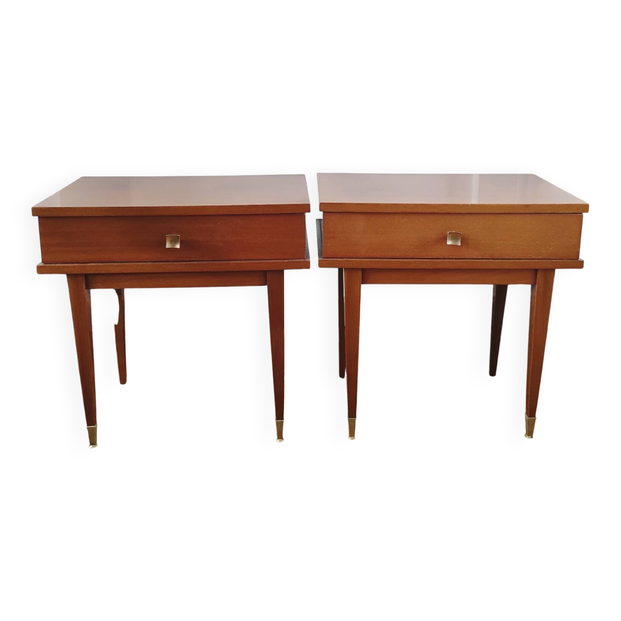 Vintage bedside table pair (1960s)