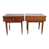 Vintage bedside table pair (1960s)