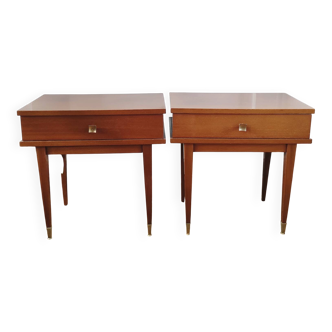 Vintage bedside table pair (1960s)