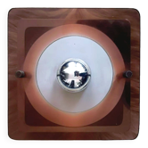 Applique Métal et plexi Oxar par Jocelyne Trocme, design 1970