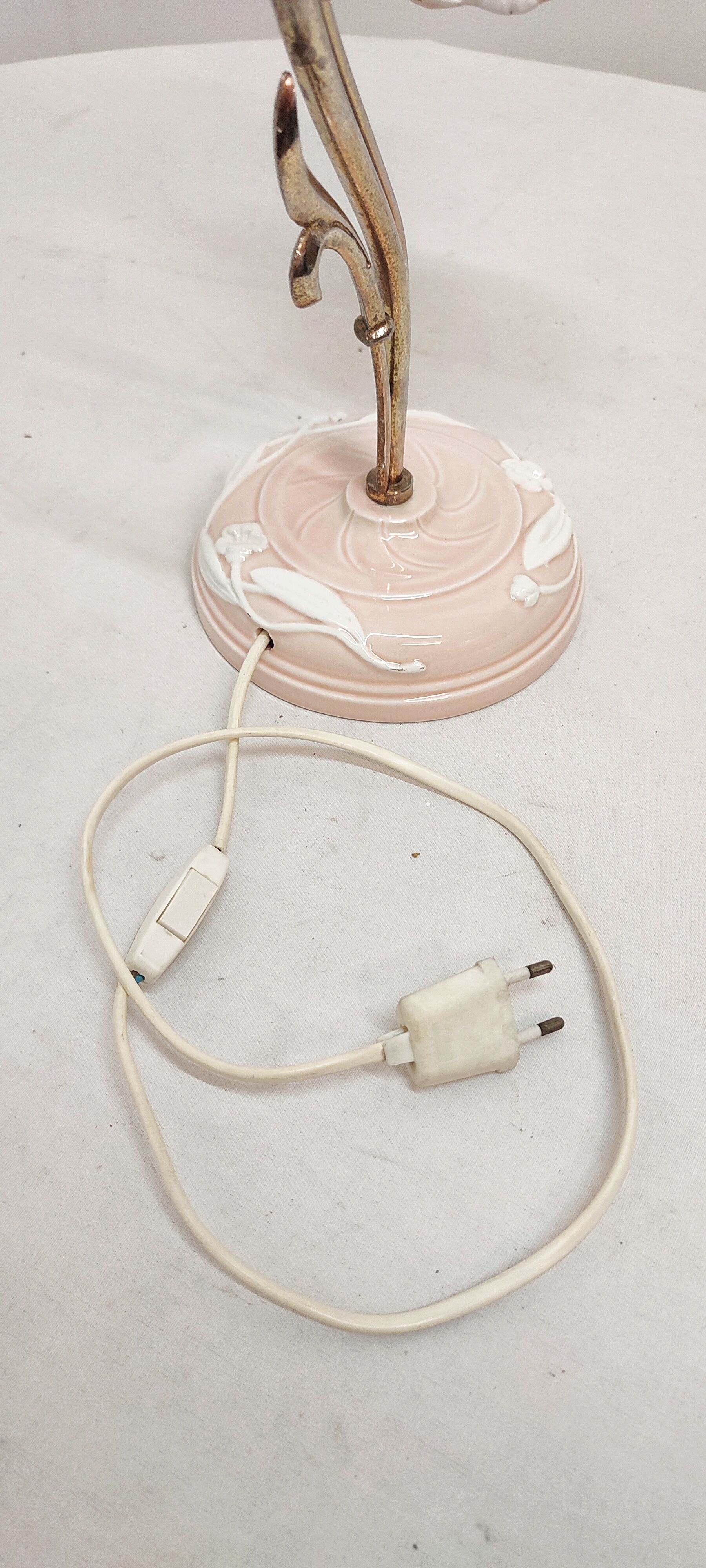 Ceramic desk lamp. Spain, 1980s