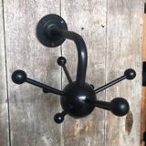 Old sputnik wall coat rack black metal ball vintage