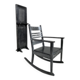 Baker and Co. rocking chair and traveling confessional, 1930s