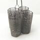 Basket holder 4 bottles in metal wire