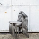 Chairs N. 222 by Robert Mallet-Stevens for Pallucco Italia, 1982, Set of 6