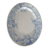 Terre de fer earthenware dish