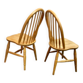 Paire CHAISES Windsor VINTAGE