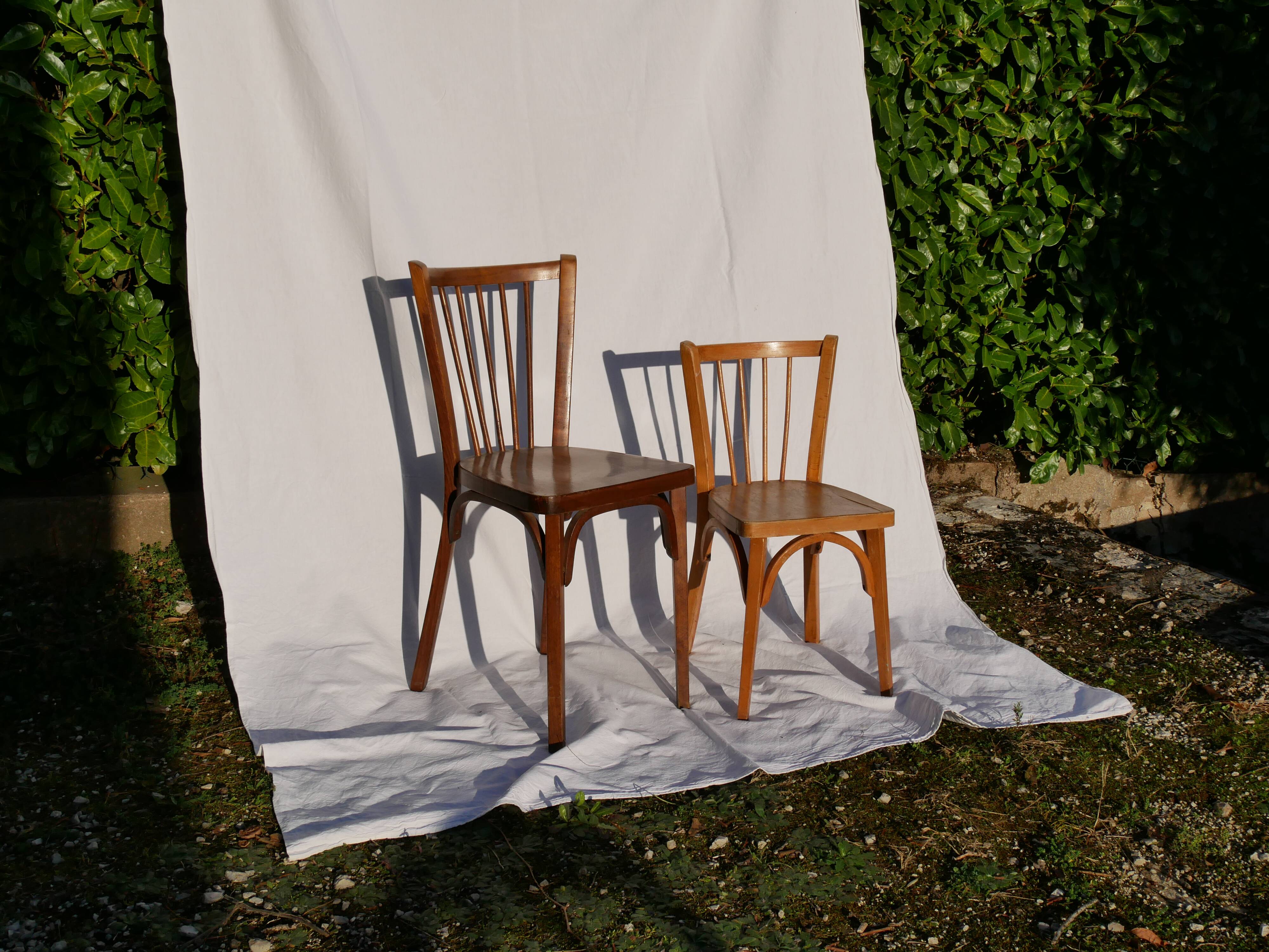 Set of a Baumann chair and its child's chair