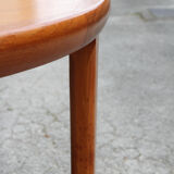 Danish teak extendable round table of the years 60