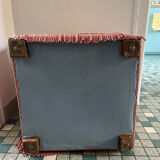 Repose Pied en Tissu Rose