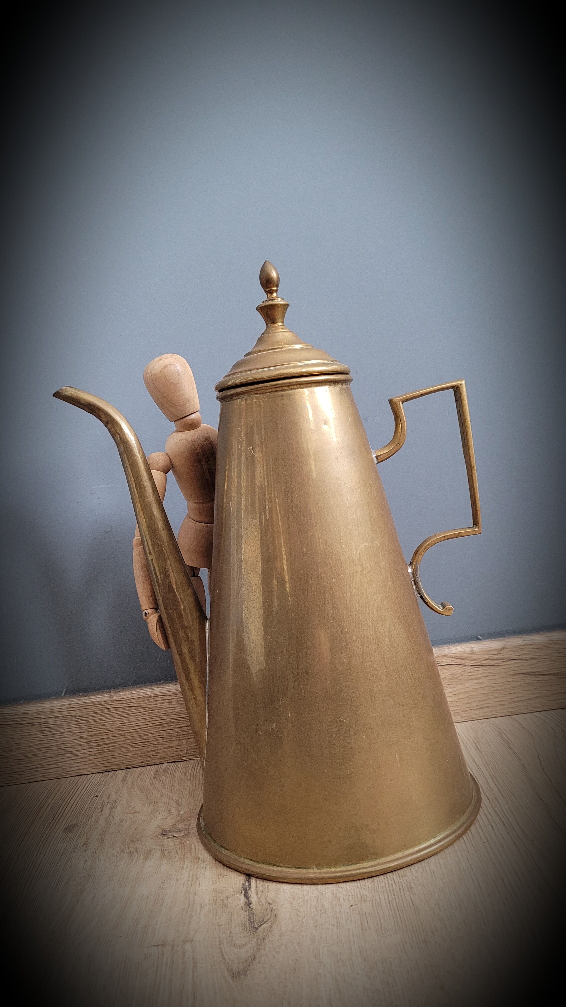 Brass coffee maker