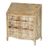 Bureau à abattant rustique suédois en pin