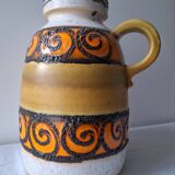 West Germany vase, carafe, vintage pitcher