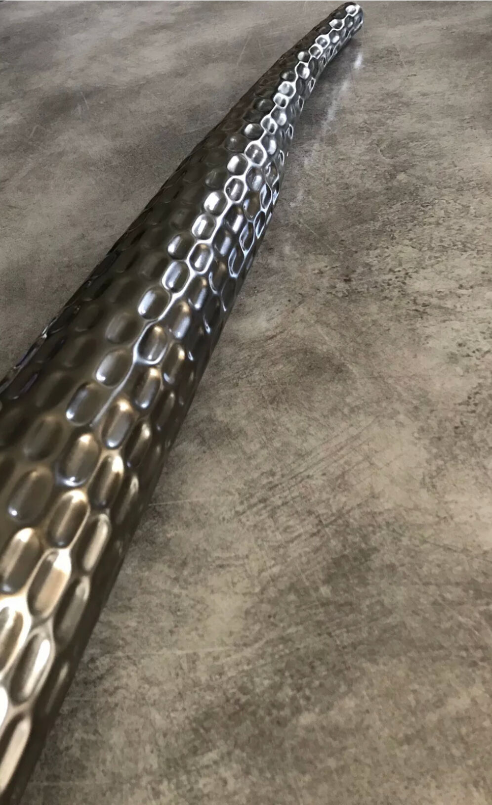 Metal vase soliflore shape design 70 cm