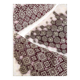 Housse de coussin kachin bordeaux et beige (rida) 30x50 cm
