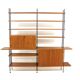 Scandinavian “bar” bookcase “Prydno”, Bröderna Gustafssons, Sweden, 1950