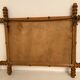 Turned wooden mirror bamboo style 1900s