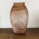 Vase en verre moulé art déco